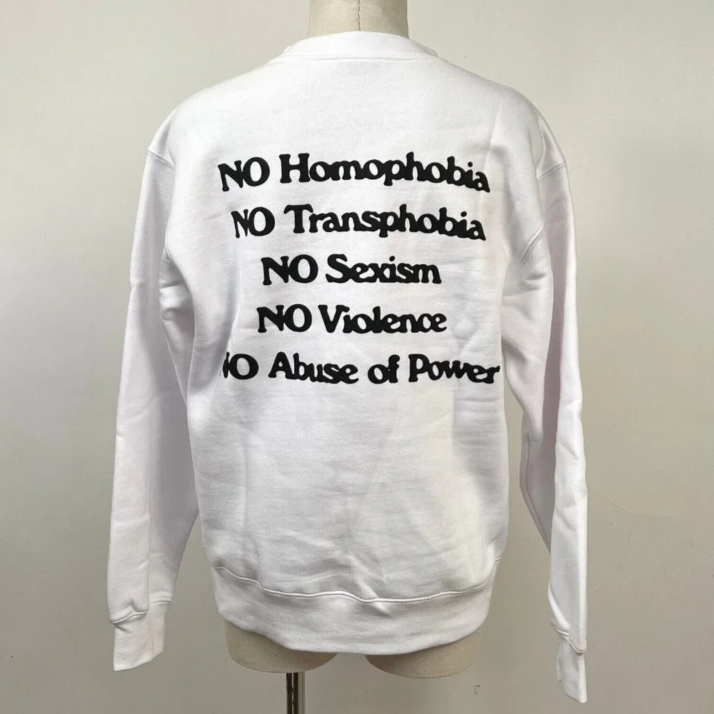 Obey Box Crew Sweatshirt "Love is the Cure" White - Picture 2 of 2